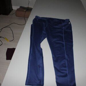 Blue Zella Athletic Crops Size XL